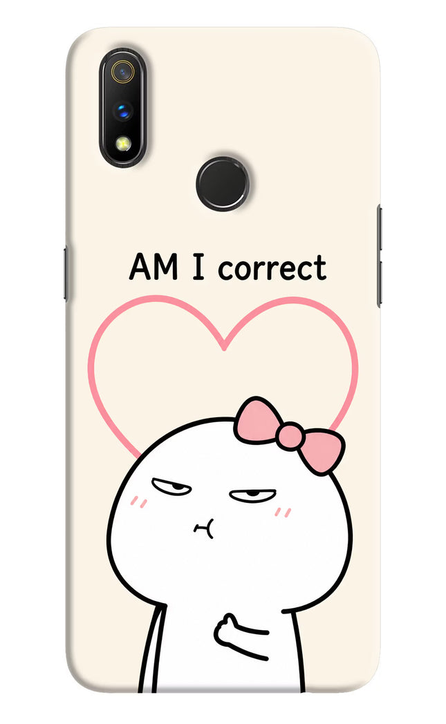 Always Right Realme 3 Pro Hard Case Back Cover by Casekaro