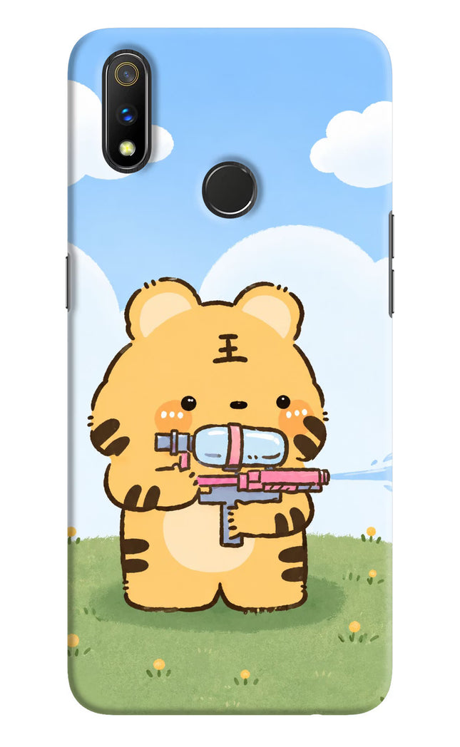 Tiger Treat Realme 3 Pro Hard Case Back Cover by Casekaro