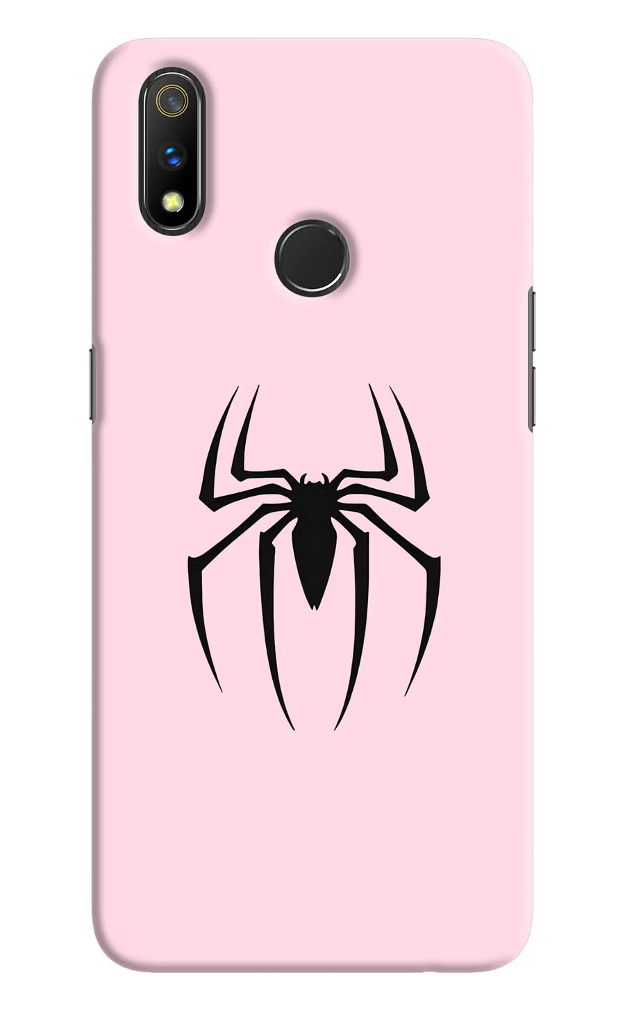 Peter Symbol Realme 3 Pro Back Cover, Hard case