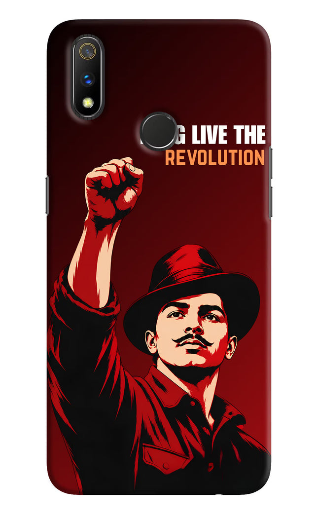 Bhagat Singh Revolution Realme 3 Pro Hard Case Back Cover by Casekaro