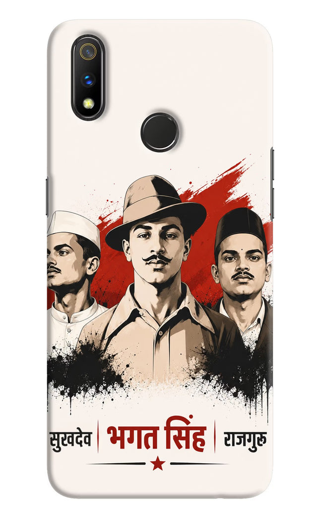 Bhagat Singh Trio Realme 3 Pro Hard Case Back Cover by Casekaro