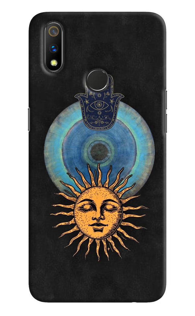 Divine Sun Realme 3 Pro Hard Case Back Cover by Casekaro