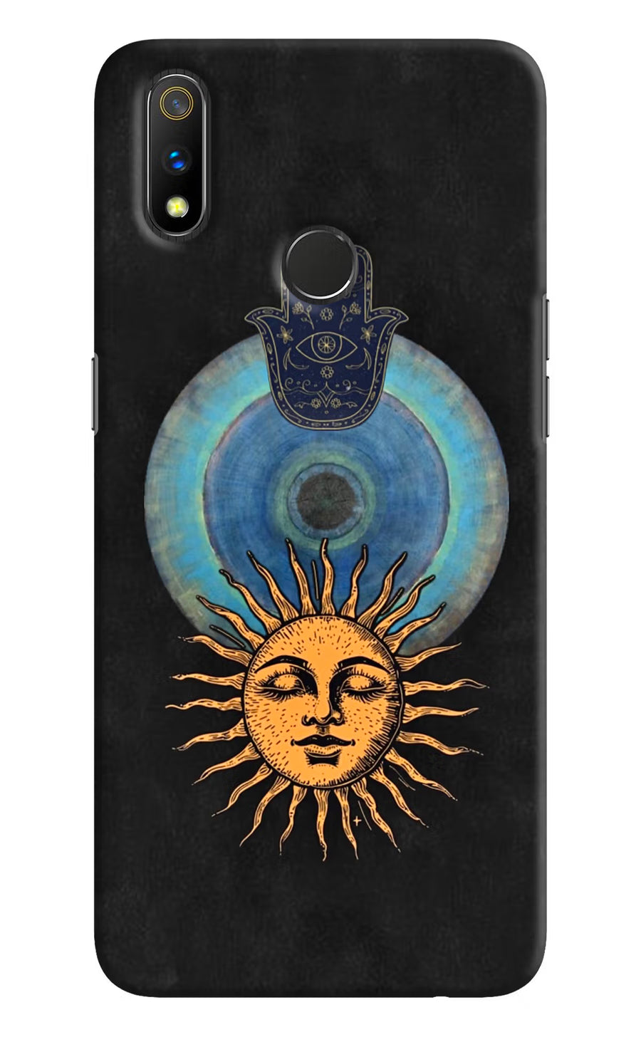 Divine Sun Realme 3 Pro Back Cover, Hard case