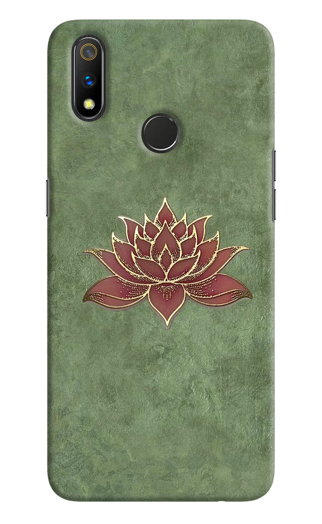 Lotus Grace Realme 3 Pro Hard Case Back Cover by Casekaro