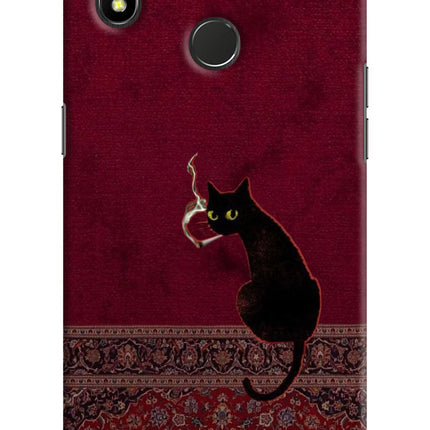 Midnight Cat Realme 3 Pro Hard Case Back Cover by Casekaro