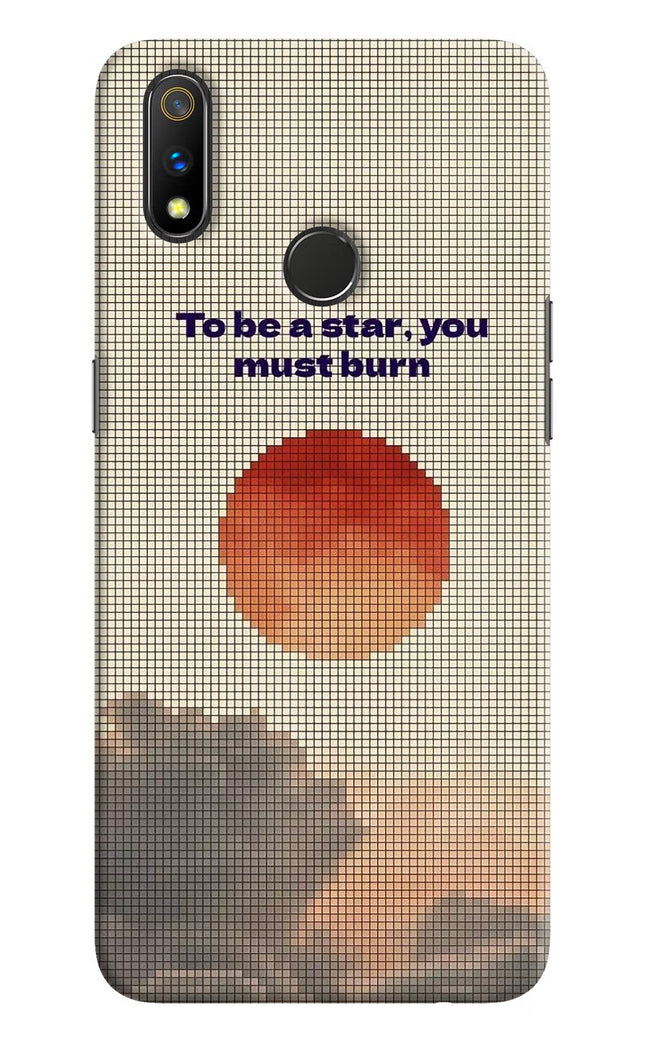 Pixel Sun Realme 3 Pro Hard Case Back Cover by Casekaro