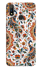 White Mayura Realme 3 Pro Hard Case Back Cover by Casekaro