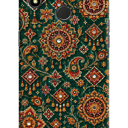 Green Pataka Realme 3 Pro Hard Case Back Cover by Casekaro