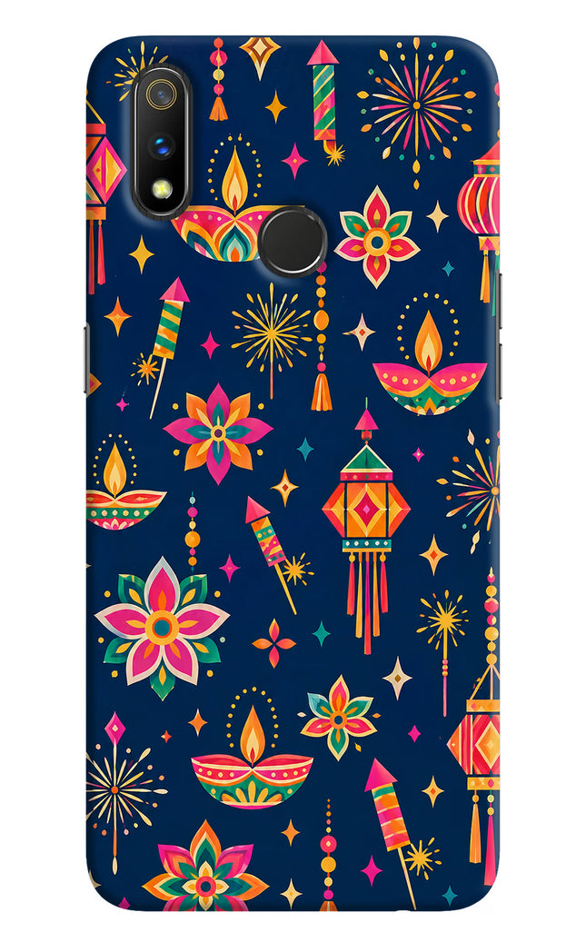 Festive Pop Realme 3 Pro Hard Case Back Cover by Casekaro