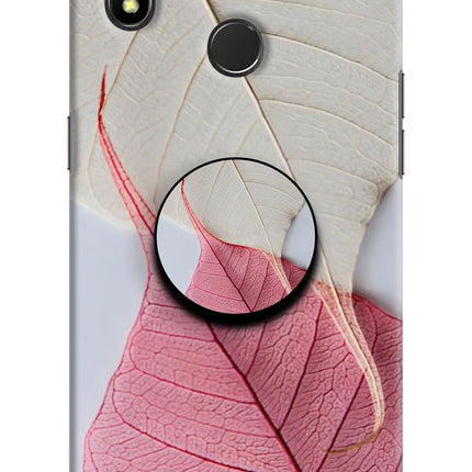 White Pink Leaf Realme 3 Pro Pop Case by Casekaro