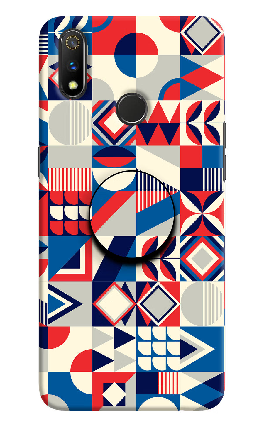 Colorful Pattern Realme 3 Pro Pop Case, Hard case