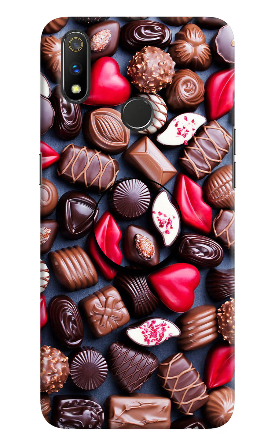 Chocolates Realme 3 Pro Pop Case, Hard case