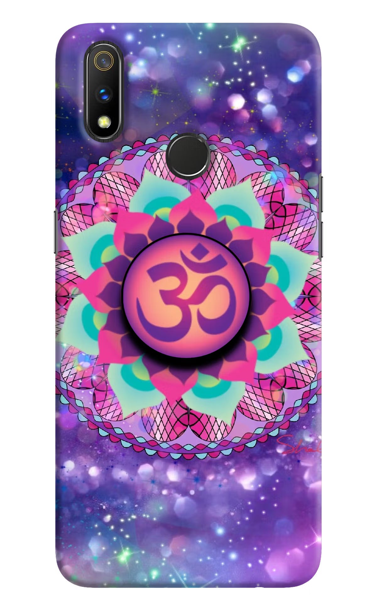 Om Purple Realme 3 Pro Pop Case by Casekaro