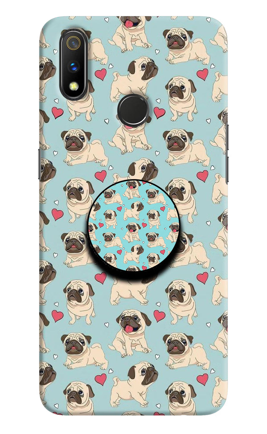 Pug Dog Realme 3 Pro Pop Case, Hard case