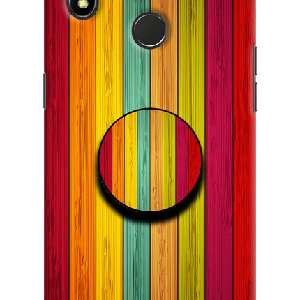 Multicolor Wooden Realme 3 Pro Pop Case by Casekaro
