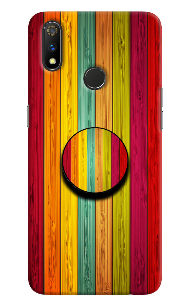 Multicolor Wooden Realme 3 Pro Pop Case by Casekaro