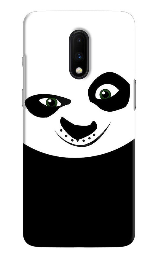 Panda Oneplus 7 Hard Case Back Cover by Casekaro