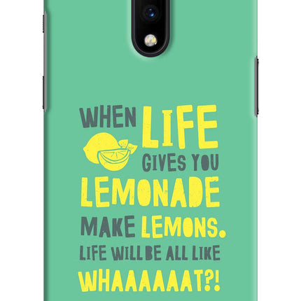 Quote Oneplus 7 Hard Case Back Cover by Casekaro