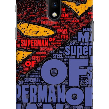 Superman Oneplus 7 Hard Case Back Cover by Casekaro
