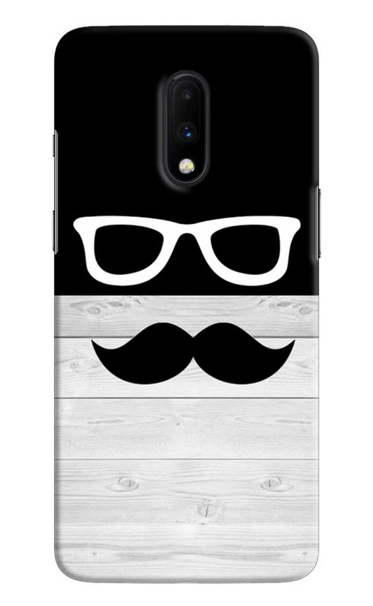 Mustache Oneplus 7 Hard Case Back Cover by Casekaro