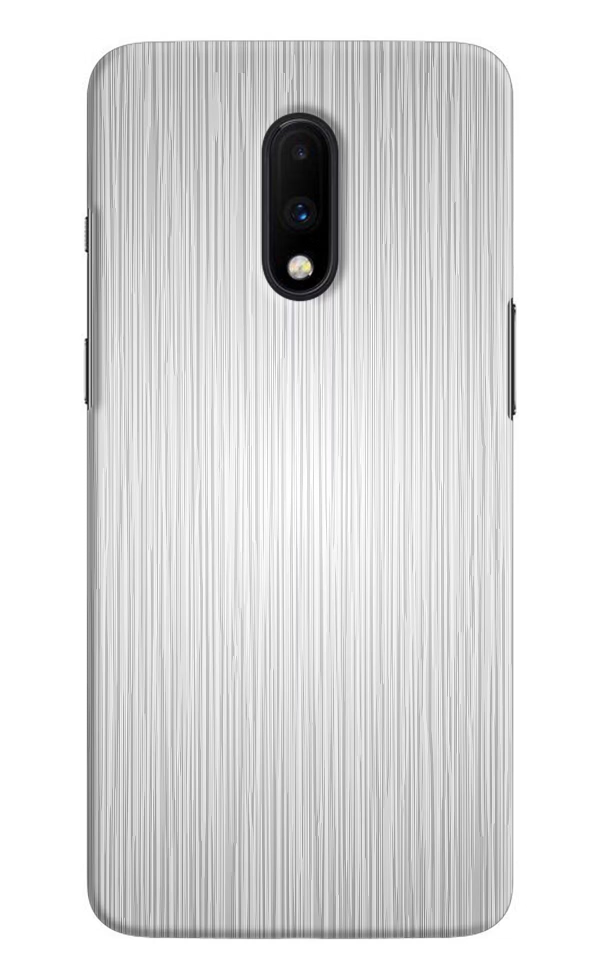 Wooden Grey Texture Oneplus 7 Hard Case Back Cover by Casekaro