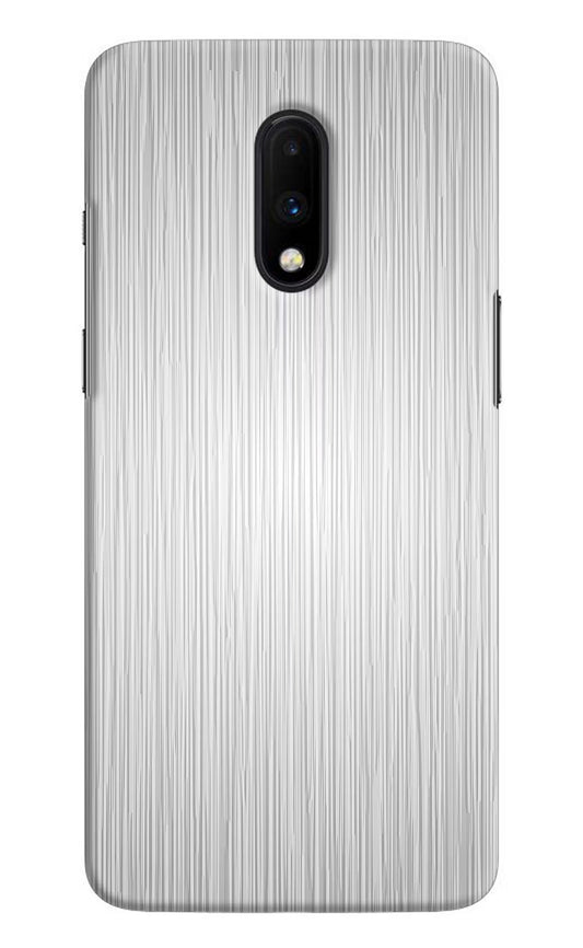Wooden Grey Texture Oneplus 7 Hard Case Back Cover by Casekaro