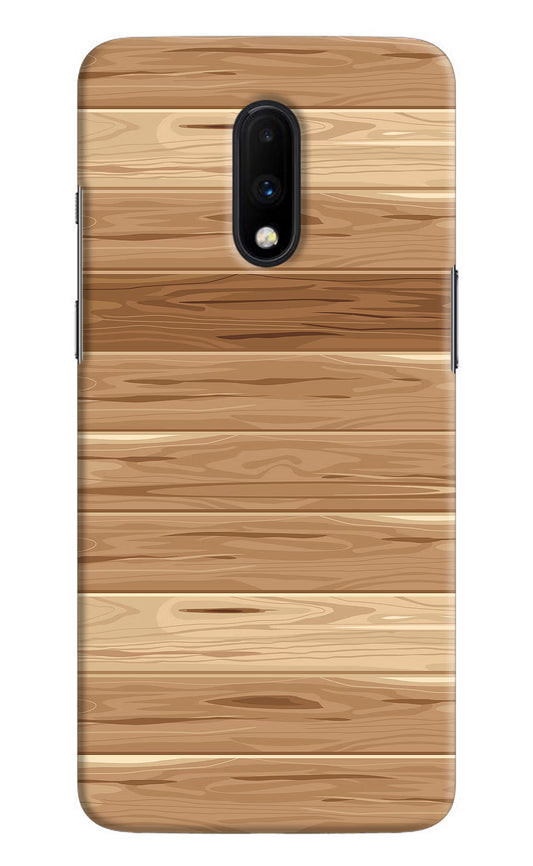 Wooden Vector Oneplus 7 Hard Case Back Cover by Casekaro