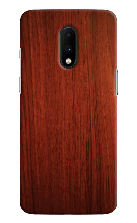 Wooden Plain Pattern Oneplus 7 Hard Case Back Cover by Casekaro