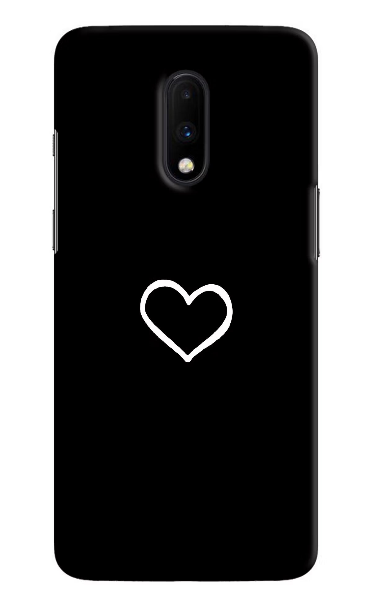 Heart Oneplus 7 Hard Case Back Cover by Casekaro