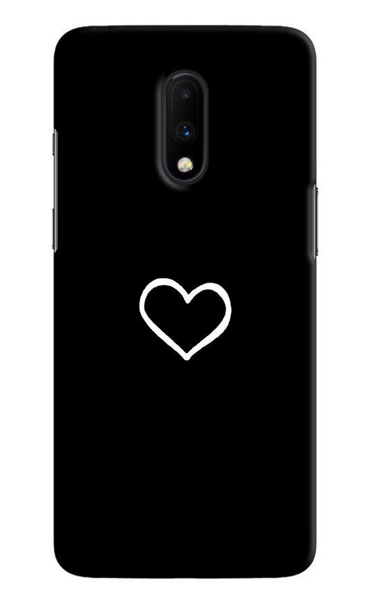 Heart Oneplus 7 Hard Case Back Cover by Casekaro