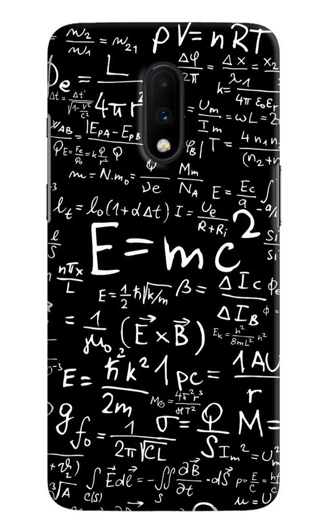 Physics Formula Oneplus 7 Hard Case Back Cover by Casekaro