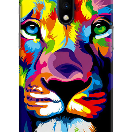 Lion Oneplus 7 Hard Case Back Cover by Casekaro