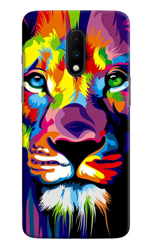 Lion Oneplus 7 Hard Case Back Cover by Casekaro