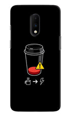 Coffee Oneplus 7 Hard Case Back Cover by Casekaro