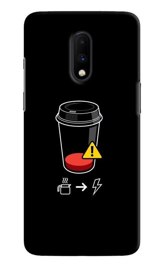 Coffee Oneplus 7 Hard Case Back Cover by Casekaro