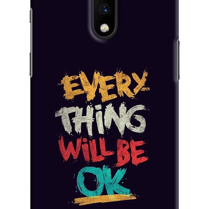 Everything Will Be Ok Oneplus 7 Hard Case Back Cover by Casekaro