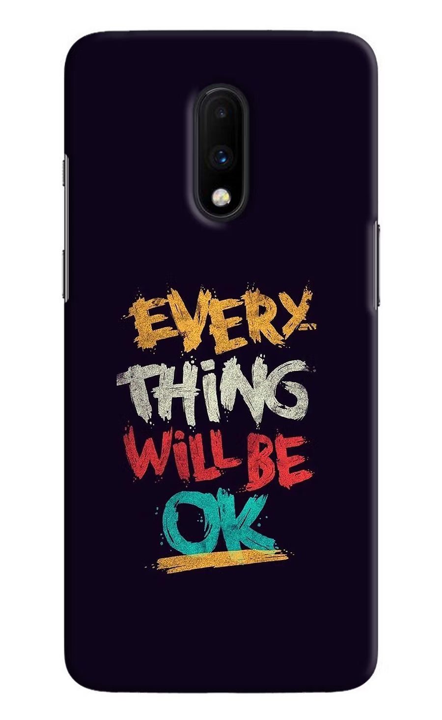 Everything Will Be Ok Oneplus 7 Back Cover, Hard case