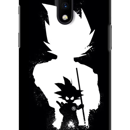 Goku Shadow Oneplus 7 Hard Case Back Cover by Casekaro