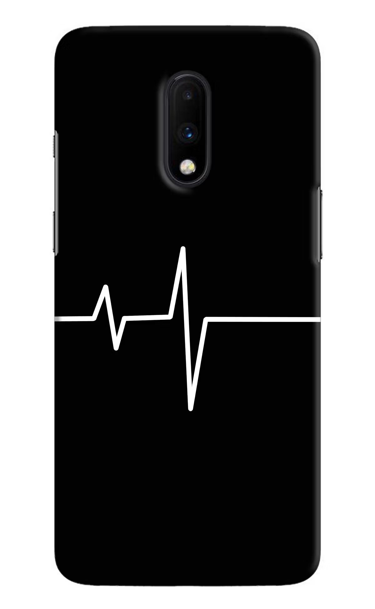 Heart Beats Oneplus 7 Hard Case Back Cover by Casekaro