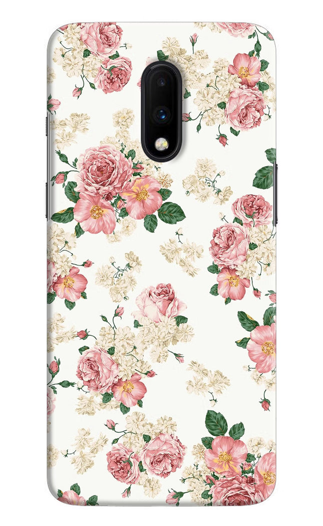 Flowers Oneplus 7 Hard Case Back Cover by Casekaro