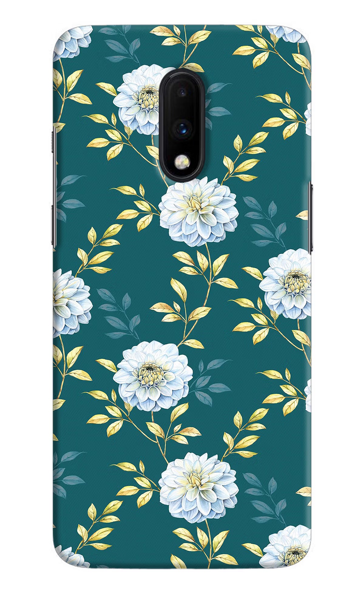 Flowers Oneplus 7 Hard Case Back Cover by Casekaro