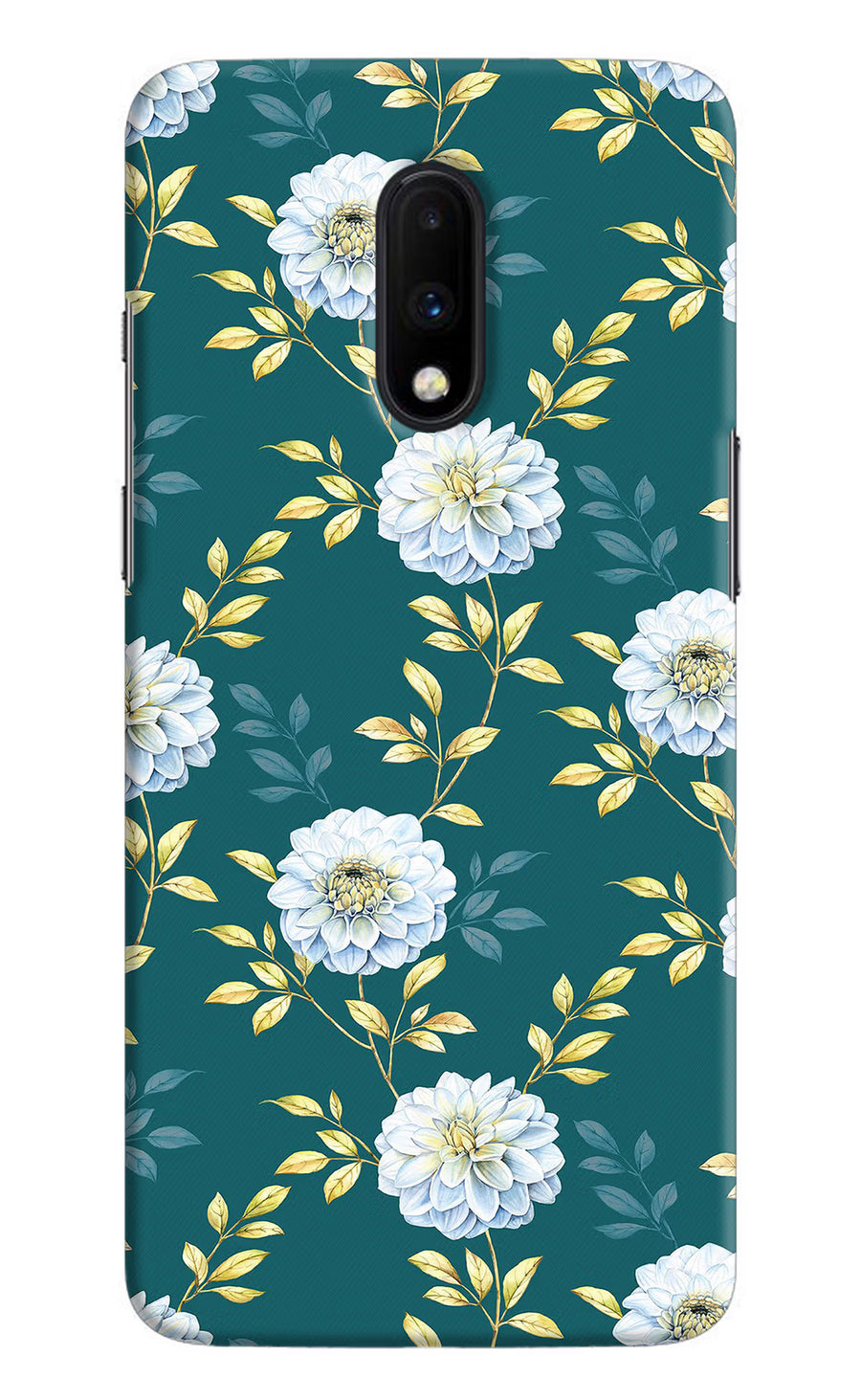 Flowers Oneplus 7 Back Cover, Hard case