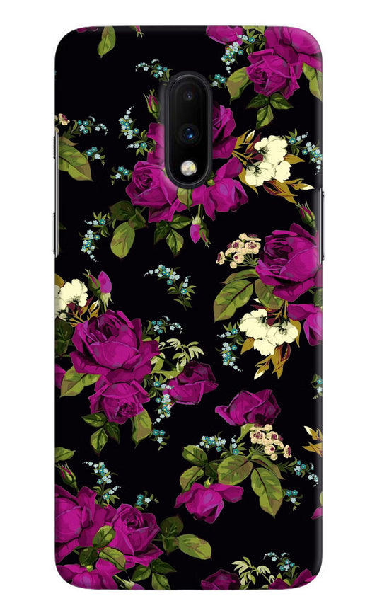 Flowers Oneplus 7 Hard Case Back Cover by Casekaro
