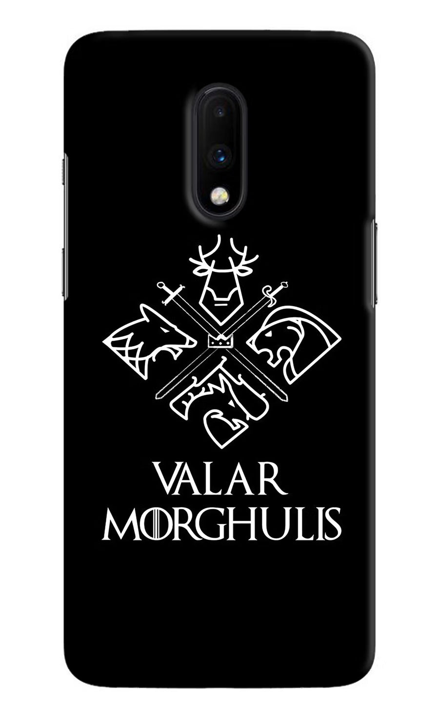 Valar Morghulis | Game Of Thrones Oneplus 7 Back Cover, Hard case