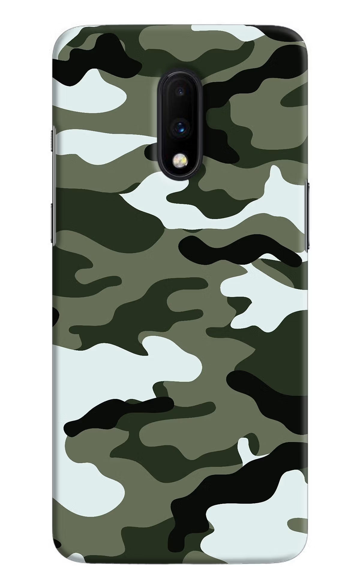 Camouflage Oneplus 7 Hard Case Back Cover by Casekaro