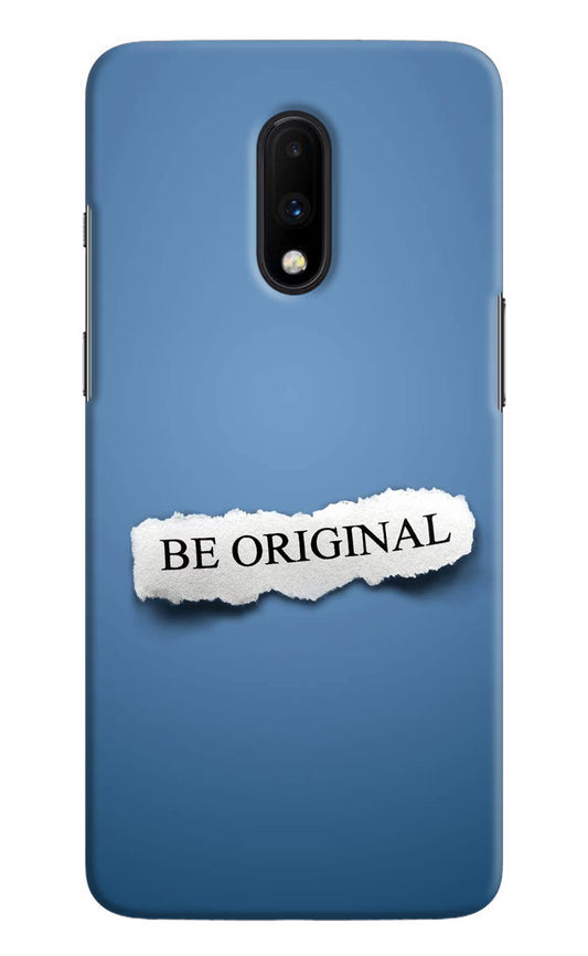 Be Original Oneplus 7 Hard Case Back Cover by Casekaro