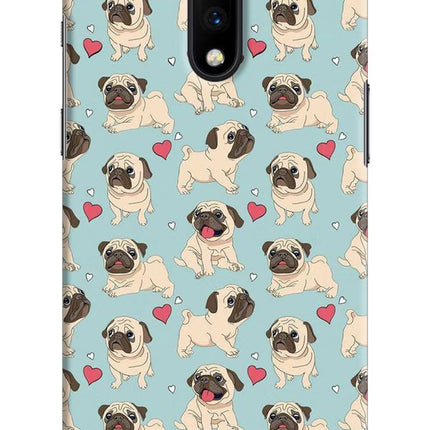 Pug Dog Oneplus 7 Hard Case Back Cover by Casekaro