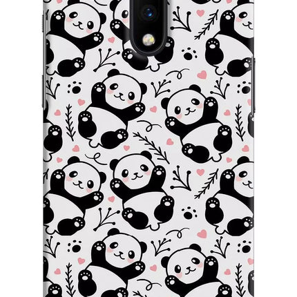 Cute Panda Oneplus 7 Hard Case Back Cover by Casekaro