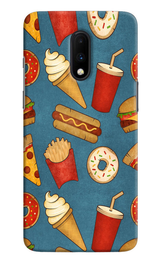 Foodie Oneplus 7 Hard Case Back Cover by Casekaro