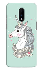 Unicorn Wallpaper Oneplus 7 Hard Case Back Cover by Casekaro